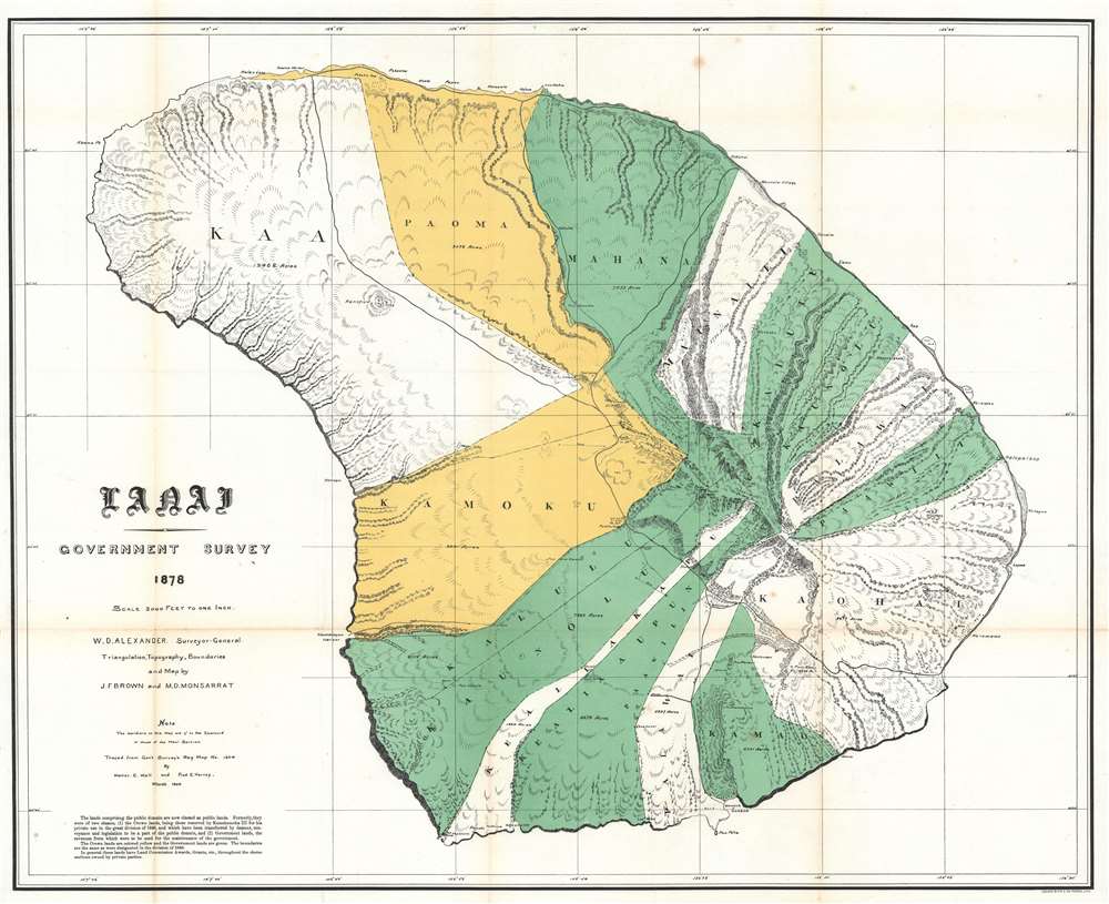 Lanai Government Survey. - Main View