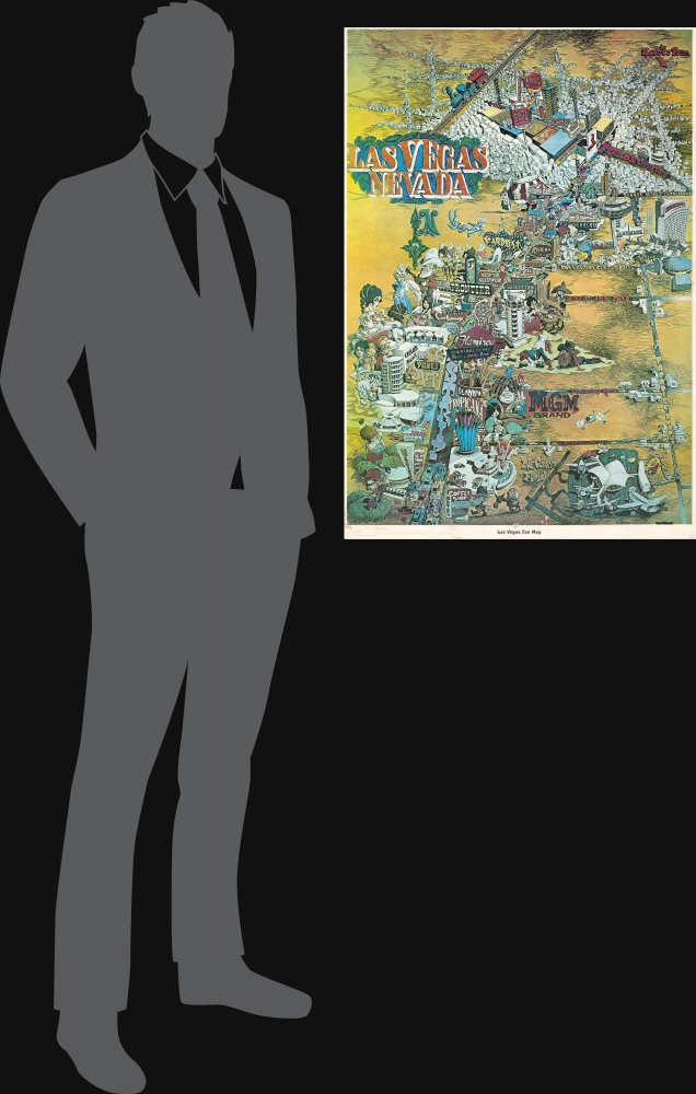 Las Vegas Fun Map. - Alternate View 1