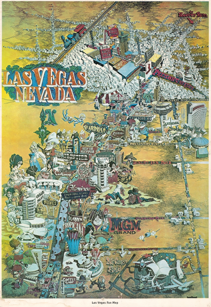 Las Vegas Fun Map.: Geographicus Rare Antique Maps