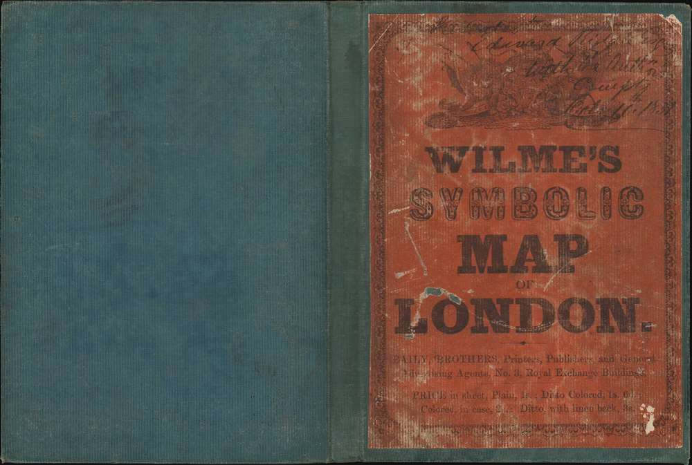 Wilme's Symbolic Map of London. Or Visitors Guide to the Sights and Amusements of the Metropolis. - Alternate View 2