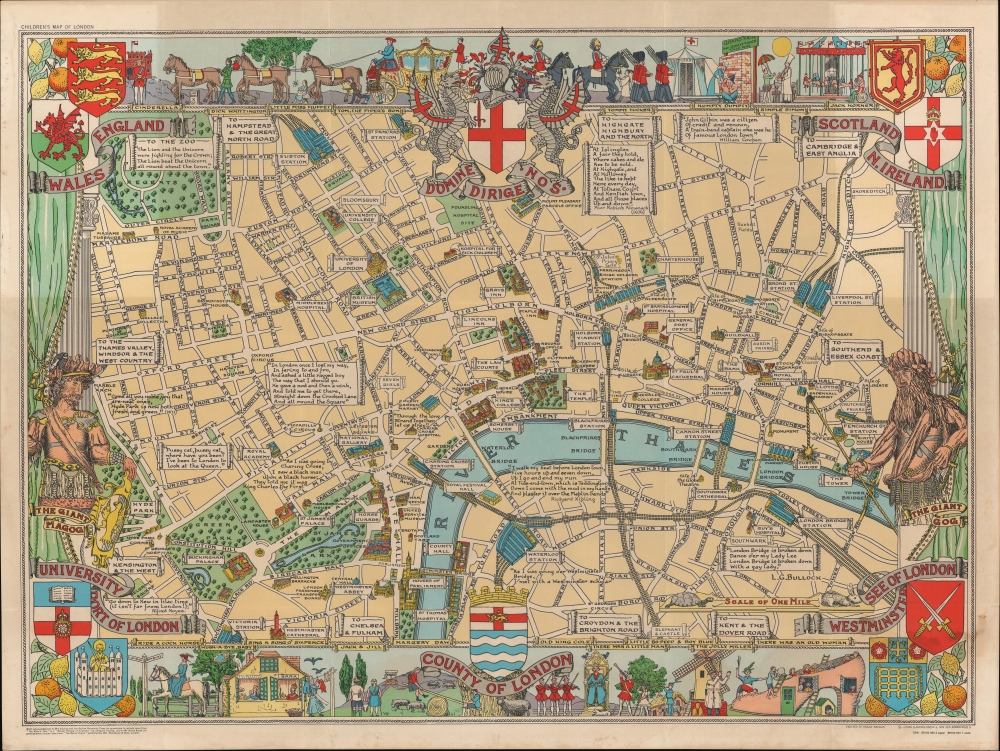 Children's Map of London. - Main View