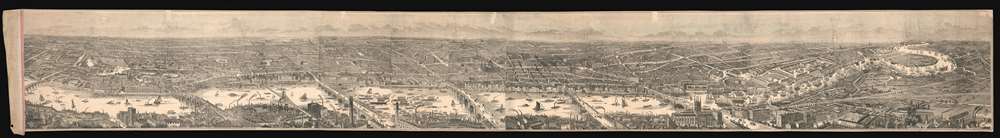 [London Illustrated New Panorama View of London and the River Thames]. - Main View