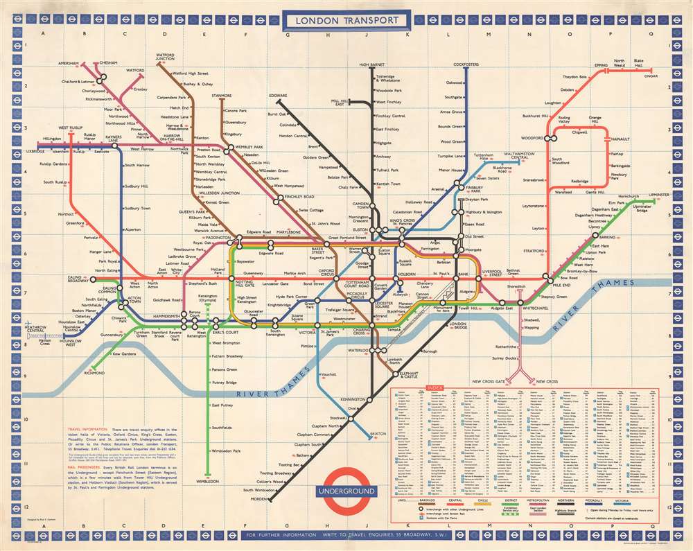 London Transport. Underground. - Main View