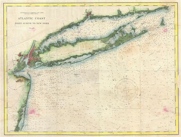 Atlantic Coast Point Judith to New York. - Main View