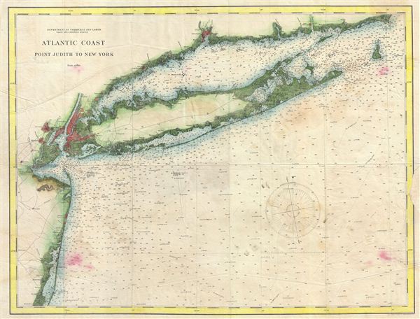 Atlantic Coast Point Judith to New York. - Main View