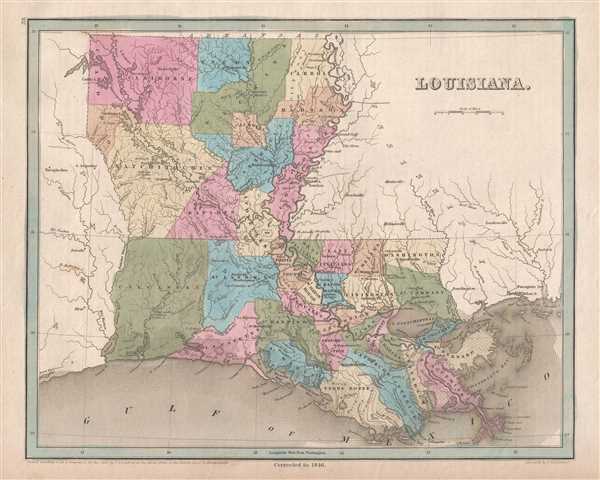 Geographical, Statistical, and Historical Map of Louisiana
