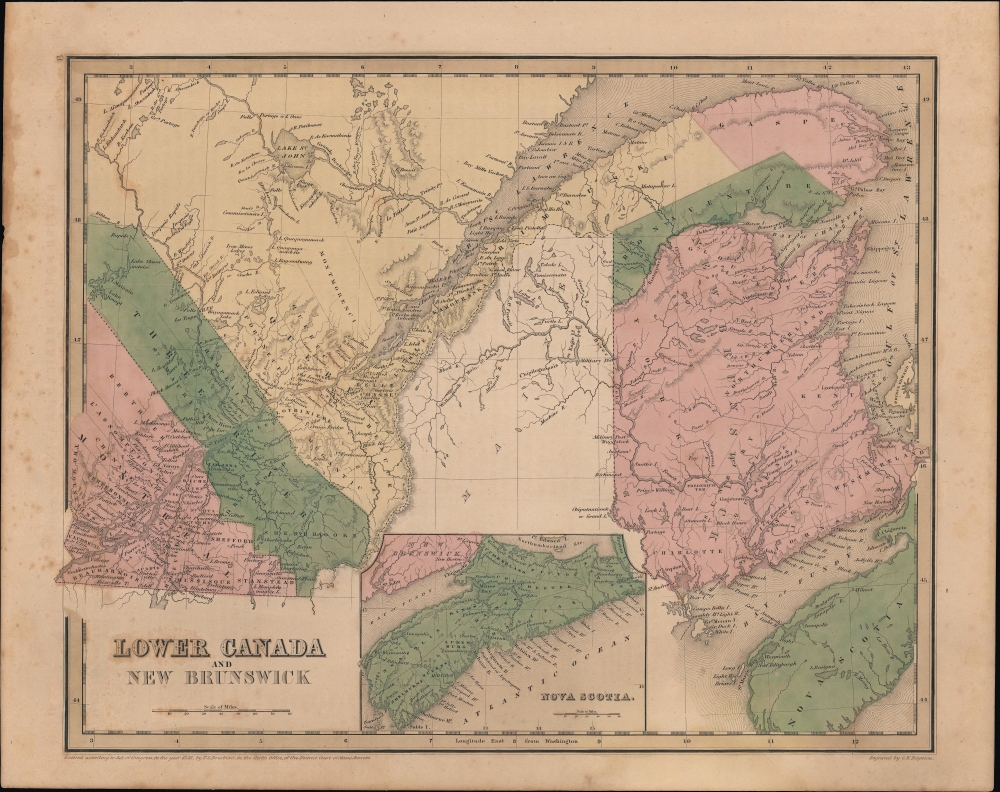 Lower Canada and New Brunswick. - Main View