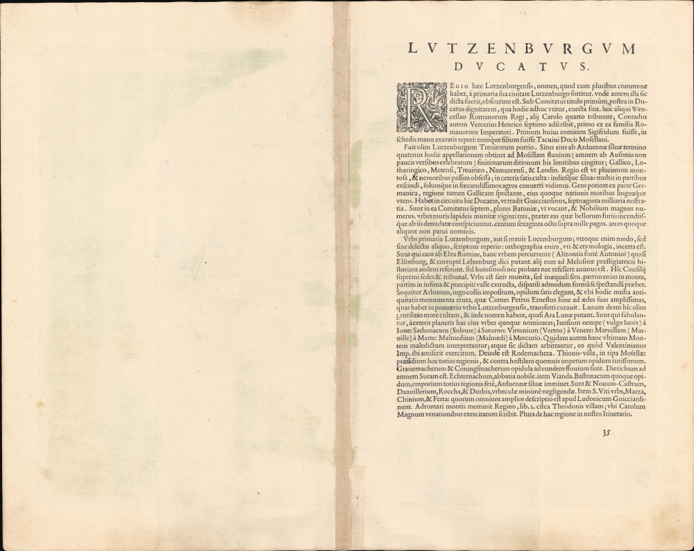 Lutzenburgensis Ducatus Veriss Descript. - Alternate View 1
