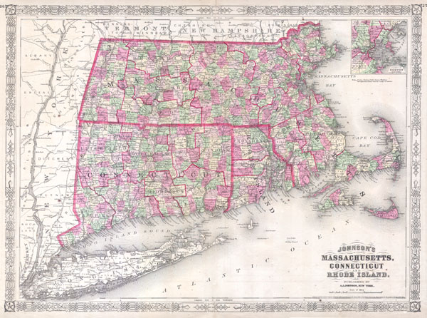 Johnson’s Massachusetts, Connecticut and Rhode Island. - Main View