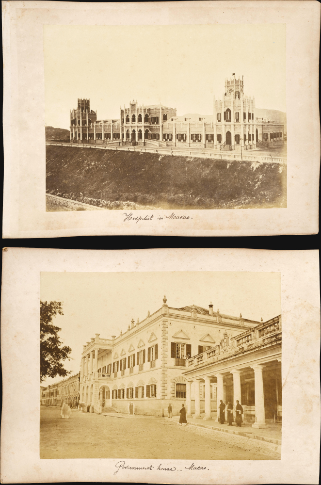 1890 Photographs of Conde S. Januário Hospital and Government House, Macao