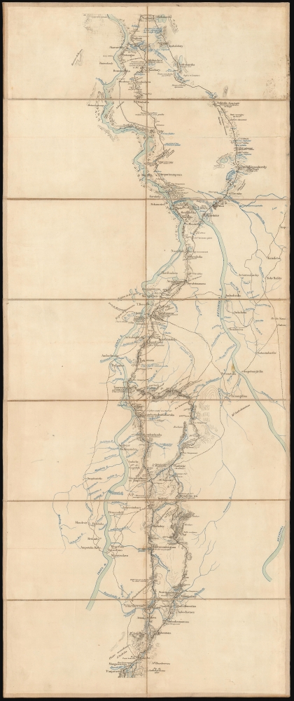 Itineraire de Majunga a Tananarive publie par le Service Geographique de l'Armée... - Alternate View 3