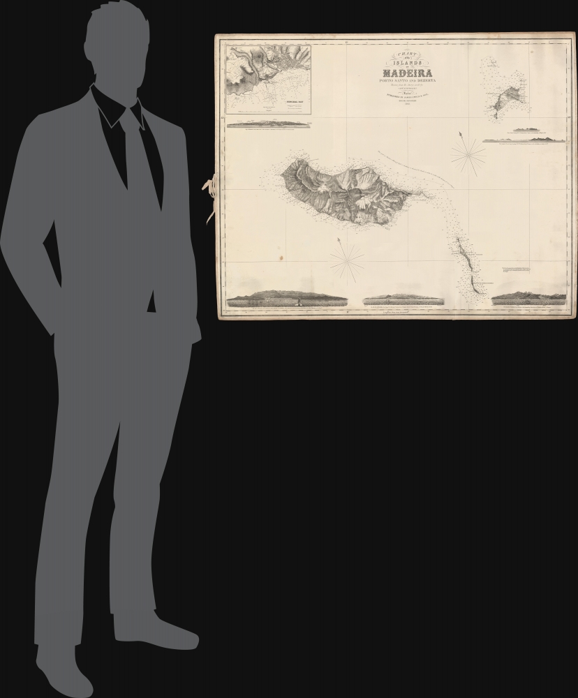 Chart of the Islands of Madeira Porto Santo and Dezerta. - Alternate View 1