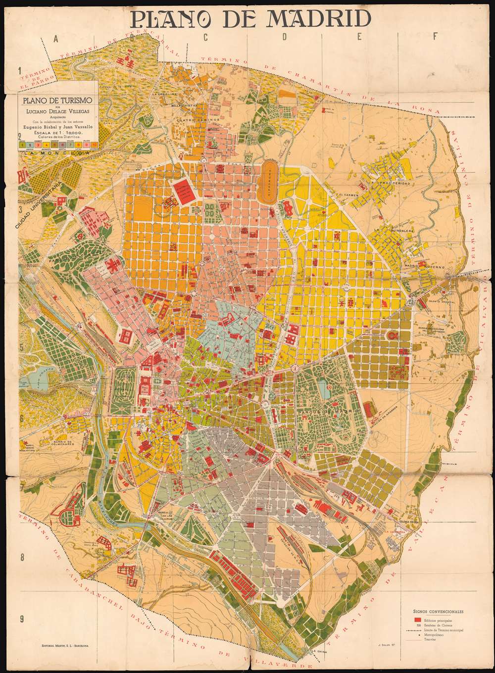 Plano de Madrid: Plano de Turismo. - Main View