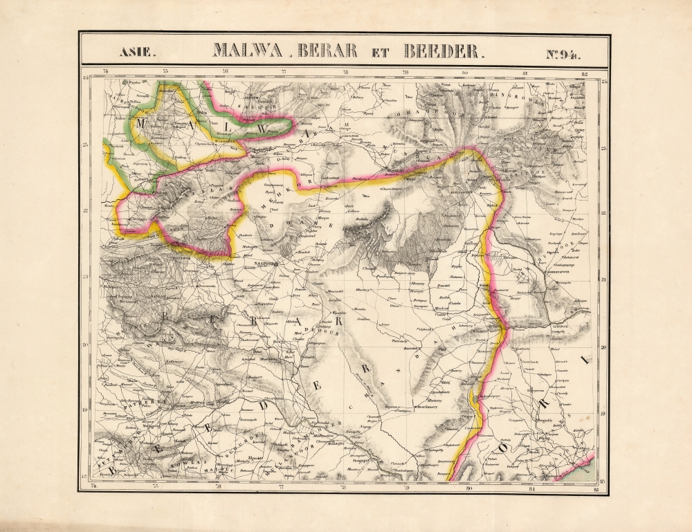Malwa, Berar et Beeder. Asie no. 94. - Main View