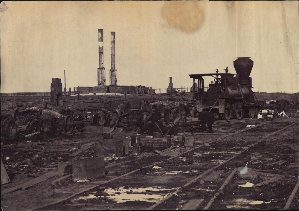 Manassas Junction, Va., after its evacuation by the Confederates, March 1862. - Main View