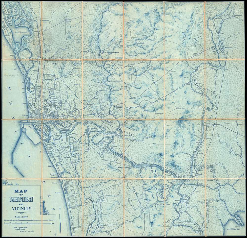 Map of Manila and Vicinity. - Main View