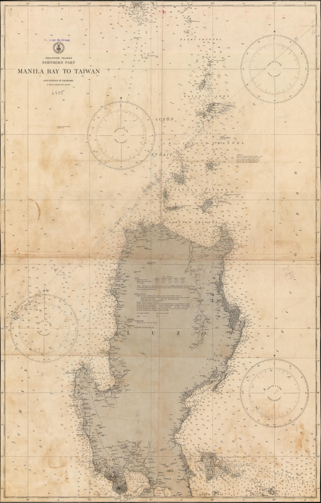 Philippine Islands. Northern Part. Manila Bay to Taiwan. - Main View