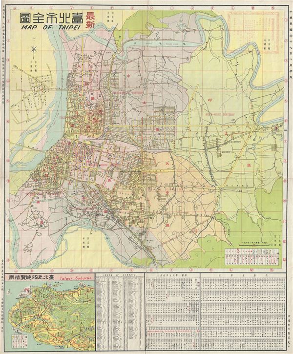 Map of Taipei. - Main View