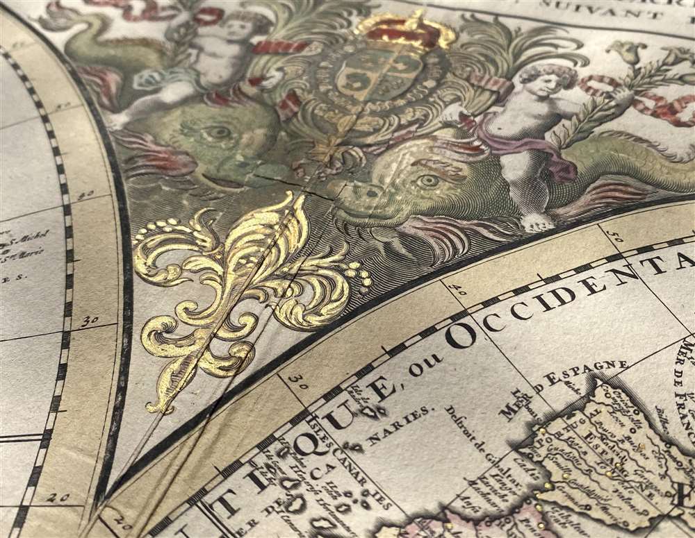 Mappemonde ou description generale du globe terrestre. - The