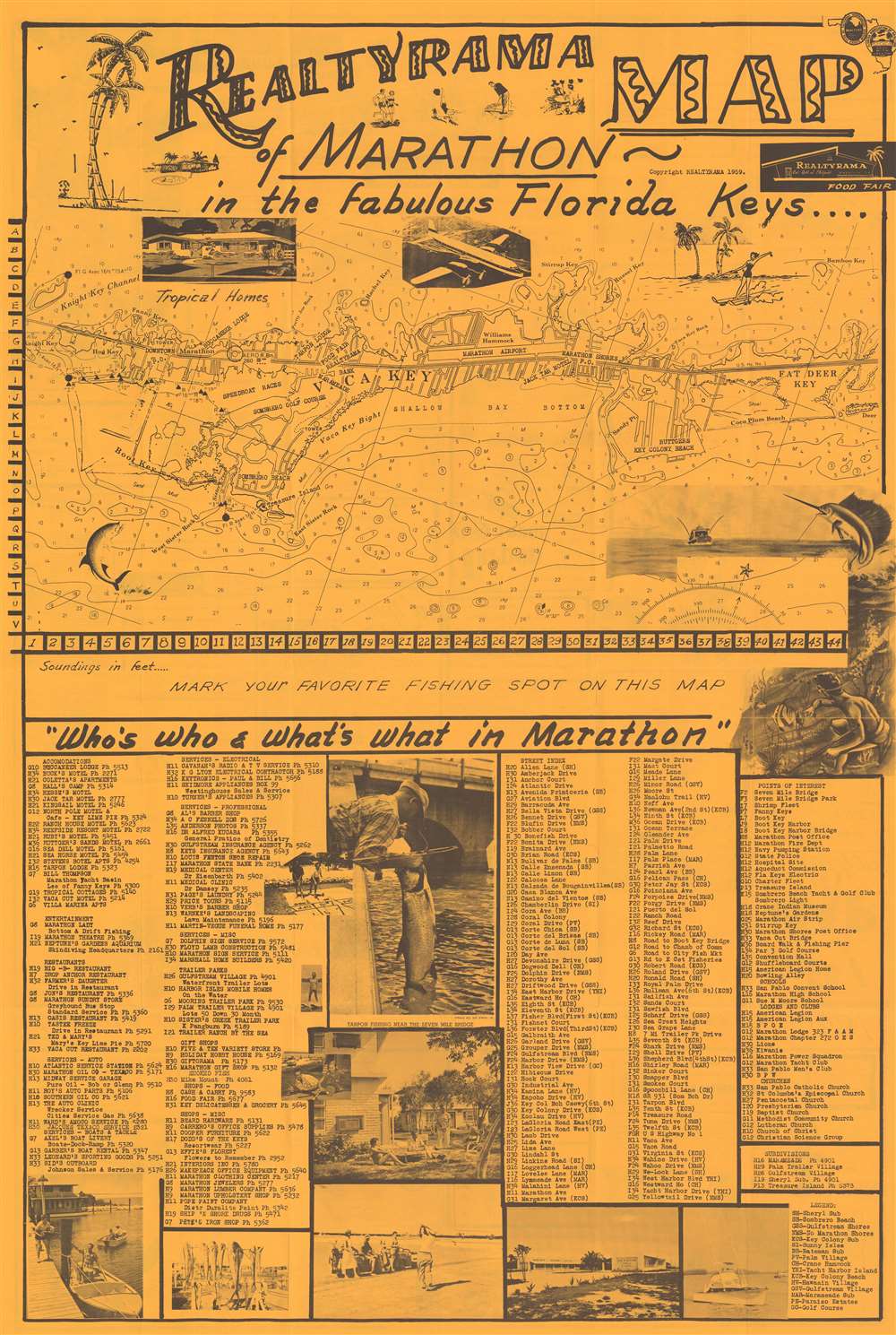 Realtyrama Map of Marathon in the fabulous Florida Keys... - Main View