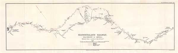 Mashonaland Railway. Salisbury to Umtali. - Main View