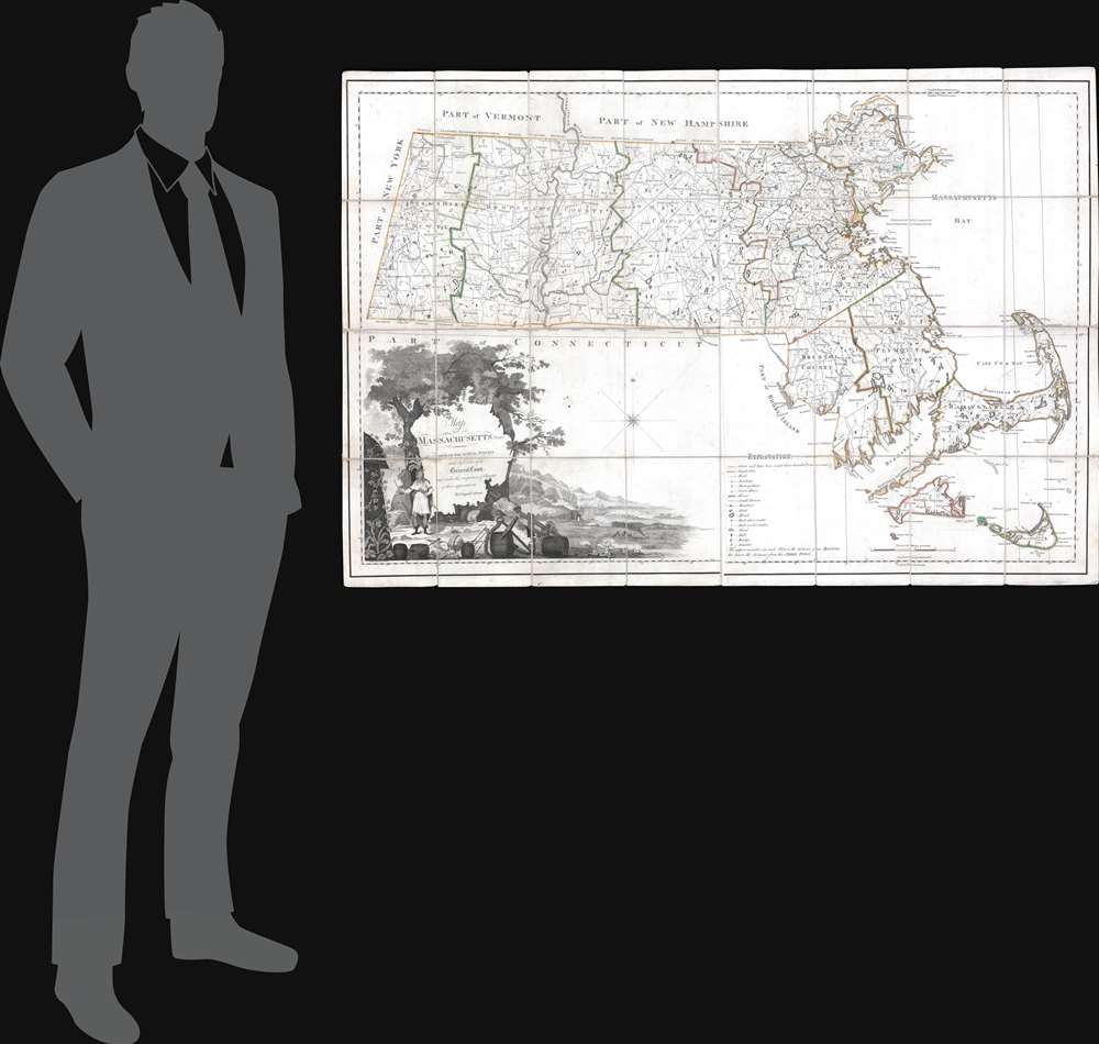 Map of Massachusetts Proper Compiled form Actual Surveys made by Order of the General Court, and under the inspection of Agents of their appointment, by Osgood Carleton. - Alternate View 1