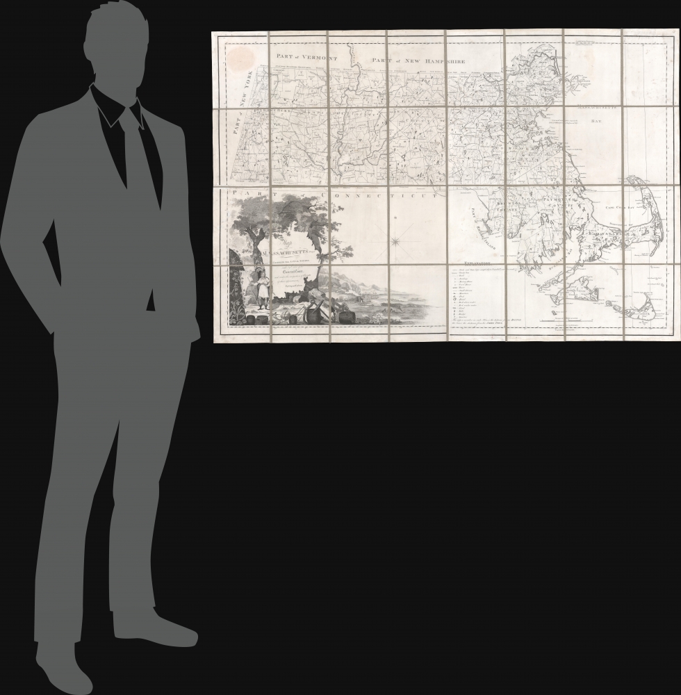 Map of Massachusetts Proper Compiled form Actual Surveys made by Order of the General Court, and under the inspection of Agents of their appointment, by Osgood Carleton. - Alternate View 1