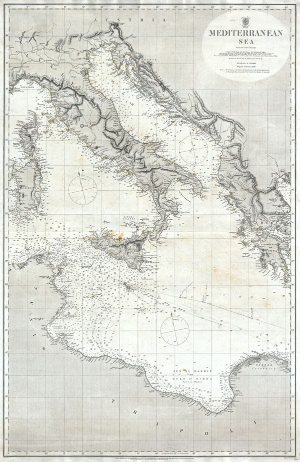 Mediterranean Sea From the Latest Surveys. - Main View