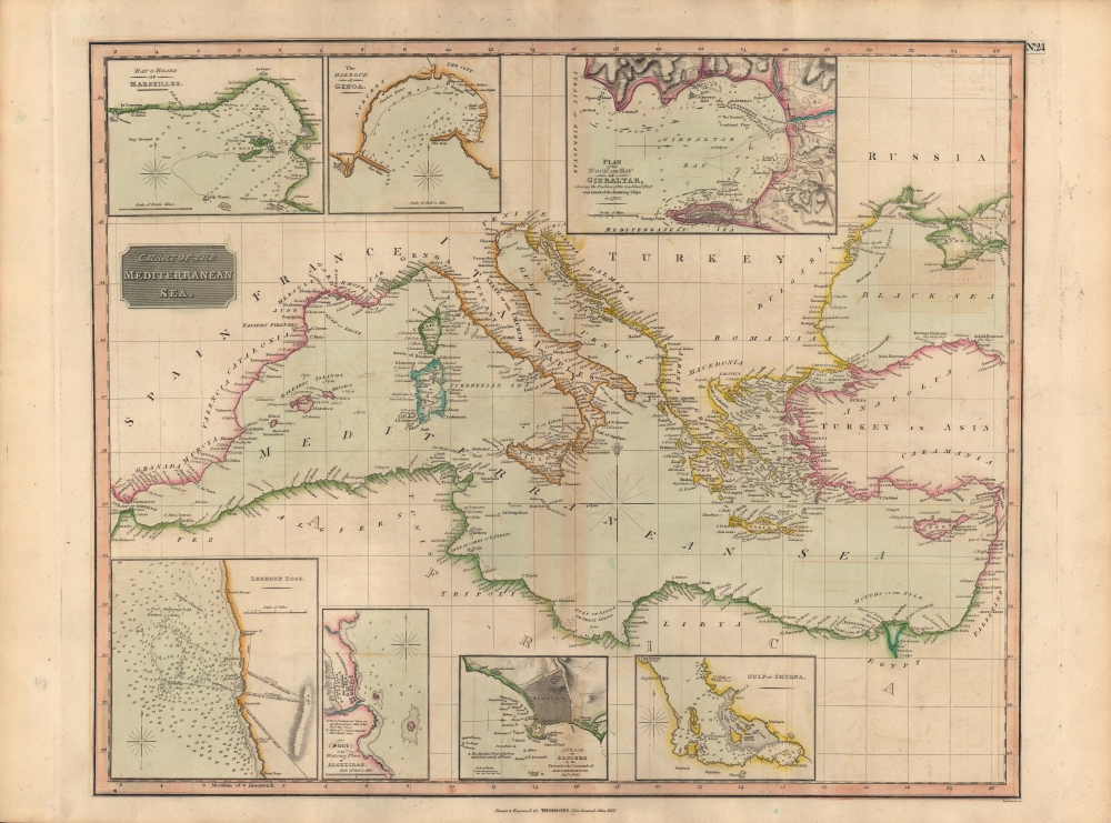 Chart of the Mediterranean Sea. - Main View