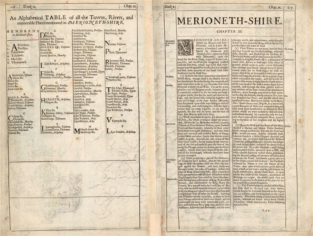 Merionethshire Described 1610. - Alternate View 1