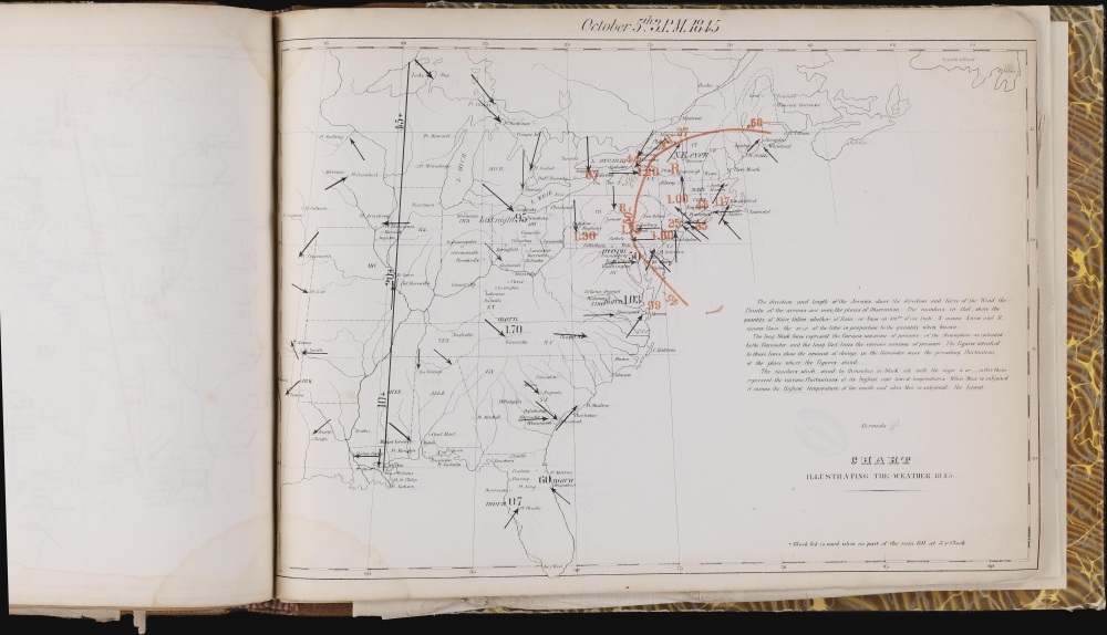 Professor James P. Espy's 1st. 2nd. and 3rd. Reports on Meteorology. 1843 - 1851. - Alternate View 7