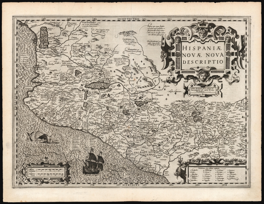 Hispaniae Novae Nova Descriptio. - Main View