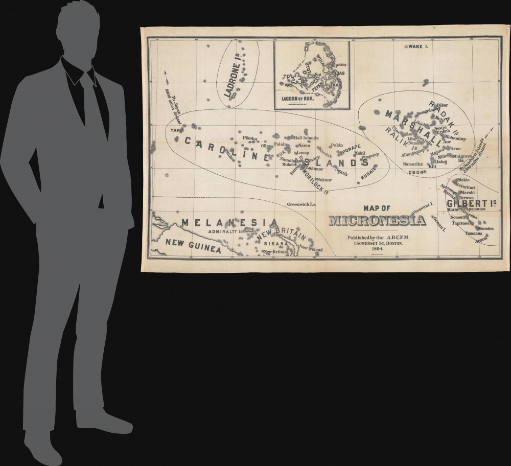 Map of Micronesia. - Alternate View 1