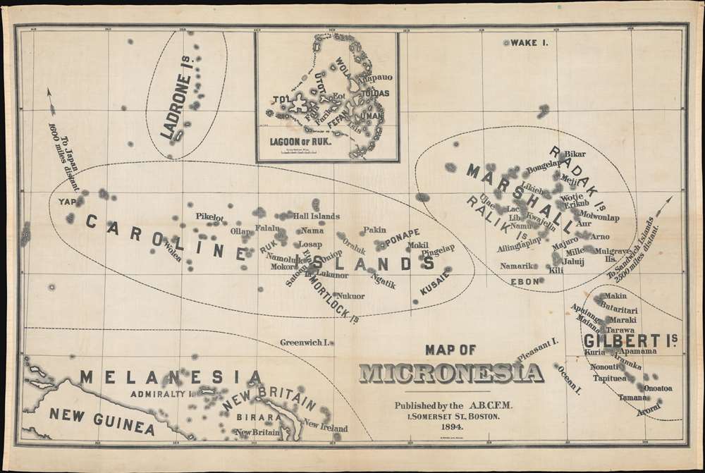 Map of Micronesia. - Main View