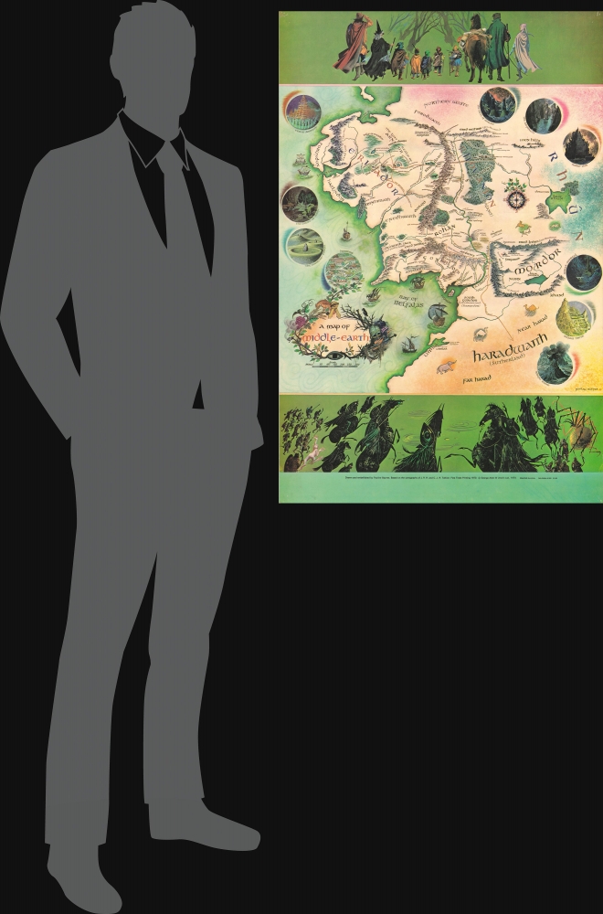 A Map of Middle-Earth. - Alternate View 1