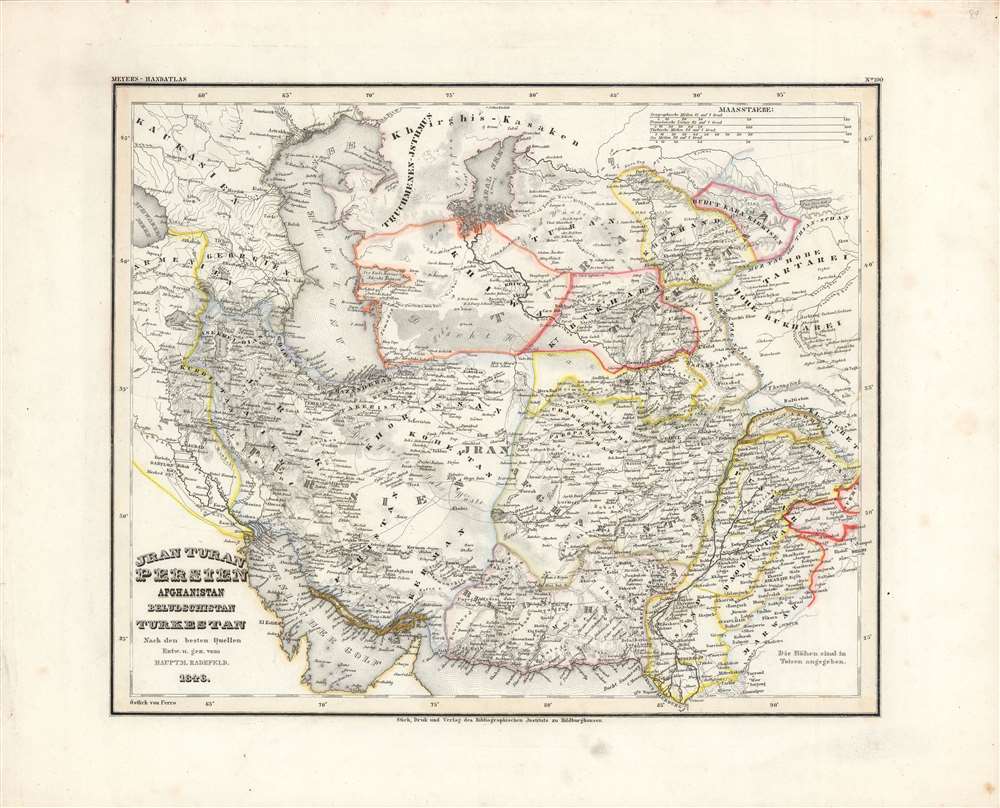 Jran, Turan, Persien, Afghanistan, Beludschistan, Turkestan. - Main View