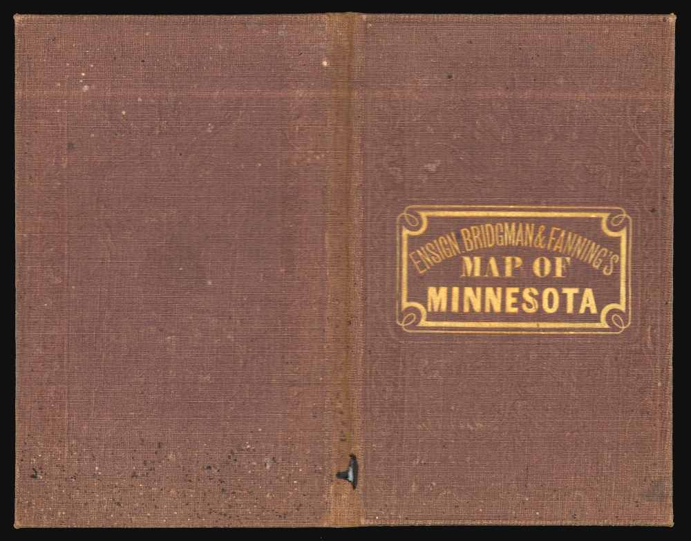 Map of Minnesota and Part of Wisconsin. - Alternate View 1