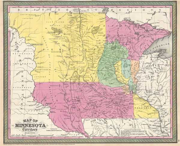 Map of Minnesota Territory. - Main View