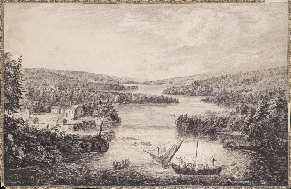 1760 Smyth / Sanby View of Miramichi, New Brunswick, Canada