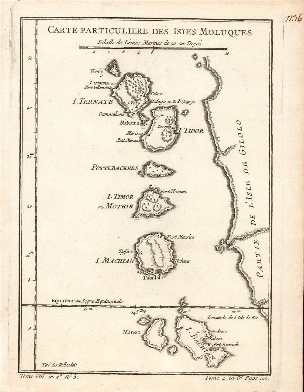 Carte Particuliere Des Isles Moluques. - Main View