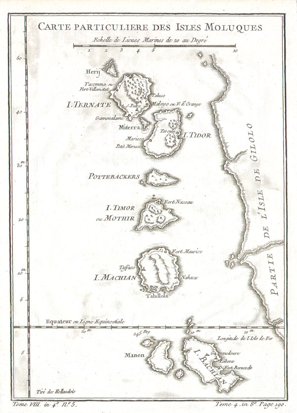 Carte Particuliere Des Isles Moluques. - Main View