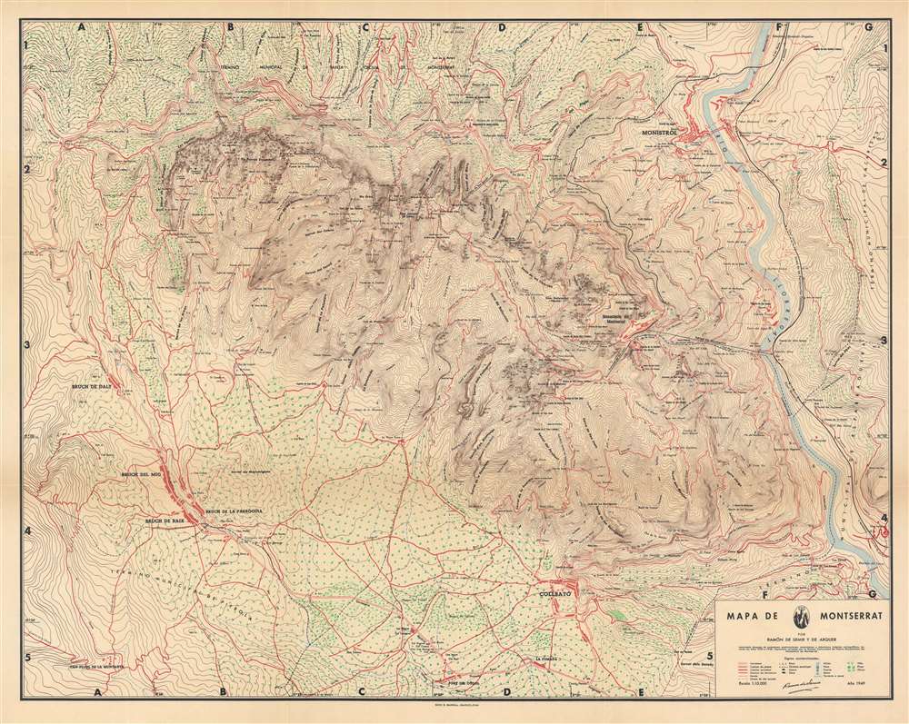 Mapa de Montserrat. - Main View