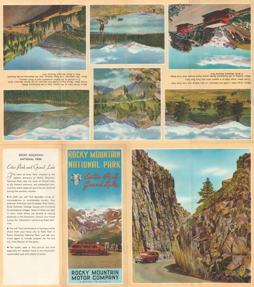 Motor Tours to Rocky Mountain National Park and Denver Mountain Parks. / Rocky Mountain National Park Estes Park Grand Lake. - Alternate View 1