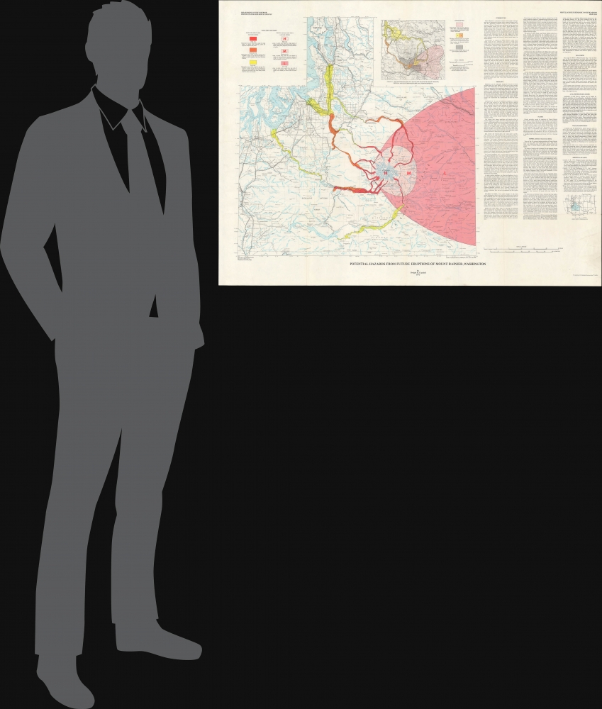 Potential hazards from future eruptions of Mount Rainier, Washington. / Miscellaneous Geologic Investigations Map I-836. - Alternate View 1