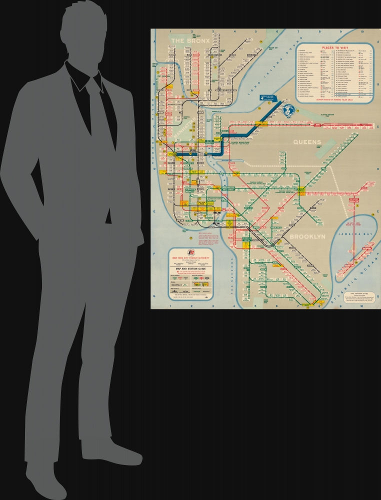 Map and Station Guide. - Alternate View 1