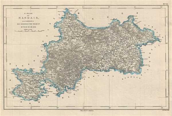 Circar of Nandair in the Dominions of His Highness the Nizam of Hyderabad. - Main View