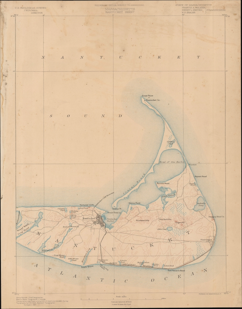 Massachusetts. Nantucket sheet / Massachusetts. Muskeget sheet. - Alternate View 2