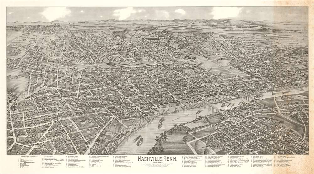 Nashville, Tenn. in the 1880's. - Main View