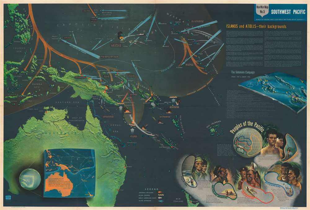 NavWarMap No. 5. Southwest Pacific. - Main View