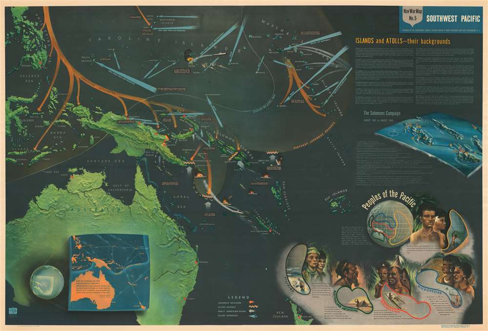 NavWarMap No. 5. Southwest Pacific. - Main View